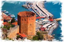 Alanya Webcam – Embankment and Red Tower